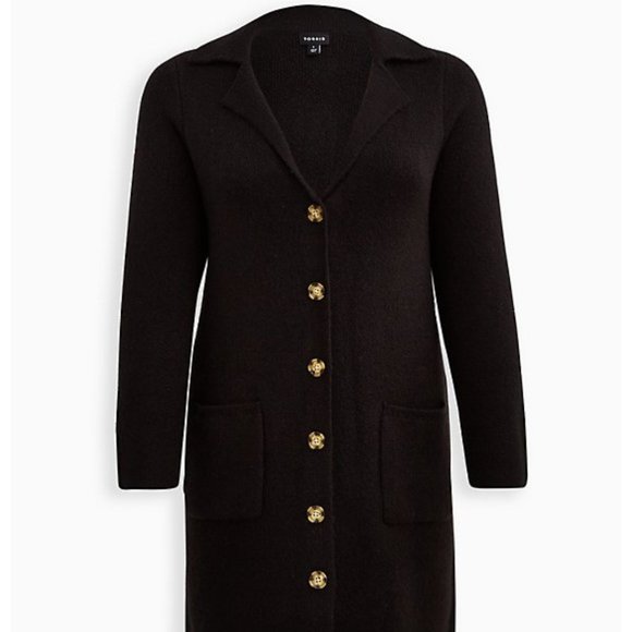 Long Cardigan Sweater Jacket 4X Torrid NWT - Picture 1 of 7